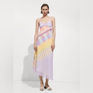 Mango Printed Strap Dress